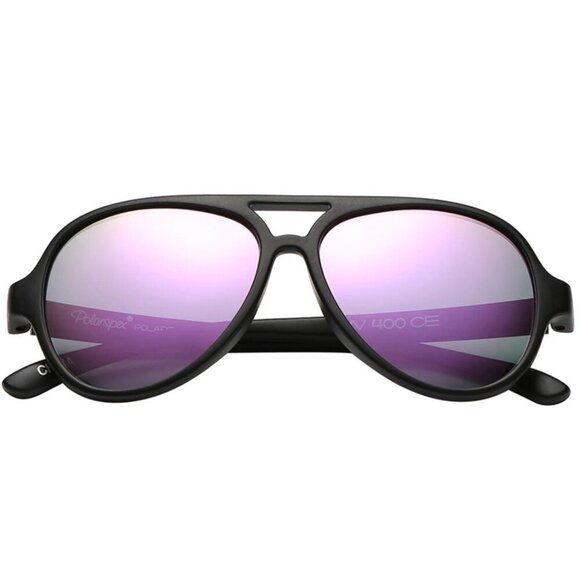 PolarSpex Pilot Bendable Kids Polarized Aviator Sunglasses - Picture 1 of 12